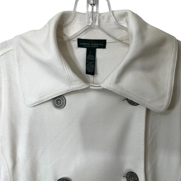 VINTAGE RALPH LAREN LADYS COTTON BUTTON UP, BLAZER SIZE LARGE BEAUTIFUL.… - Picture 5 of 9